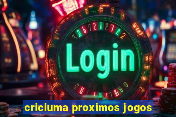 criciuma proximos jogos